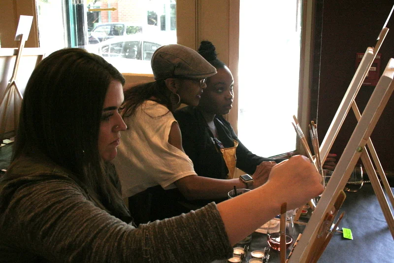  The Fancy Artist Paint and Sip Parties  Host/Artist- Shiree Gilmore   