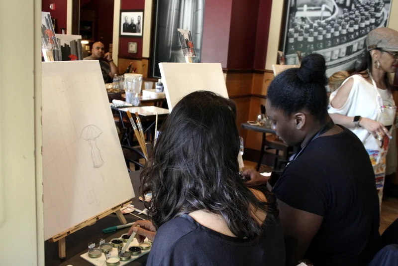  The Fancy Artist Paint and Sip Parties  Host/Artist- Shiree Gilmore   