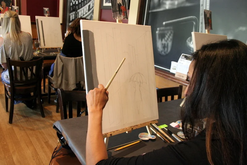  The Fancy Artist Paint and Sip Parties  Host/Artist- Shiree Gilmore   