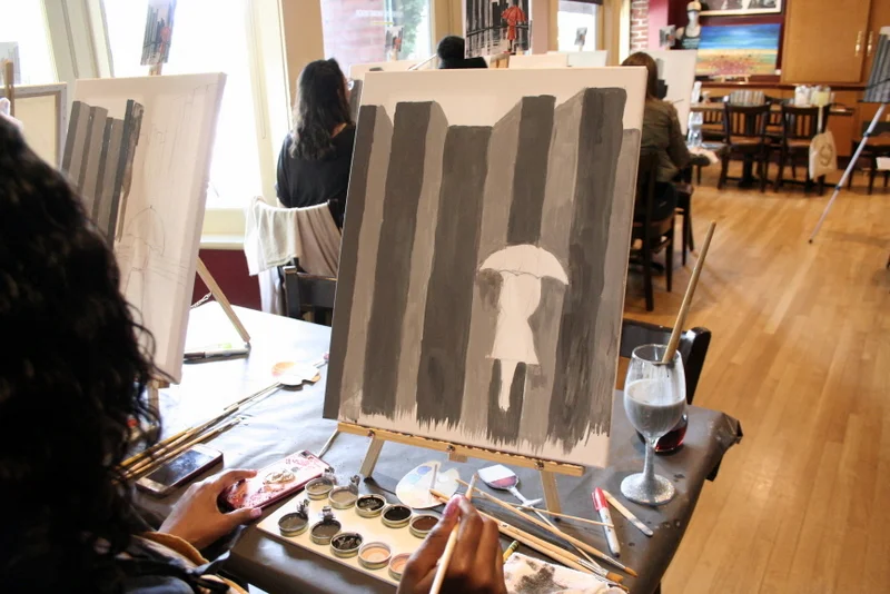  The Fancy Artist Paint and Sip Parties  Host/Artist- Shiree Gilmore   