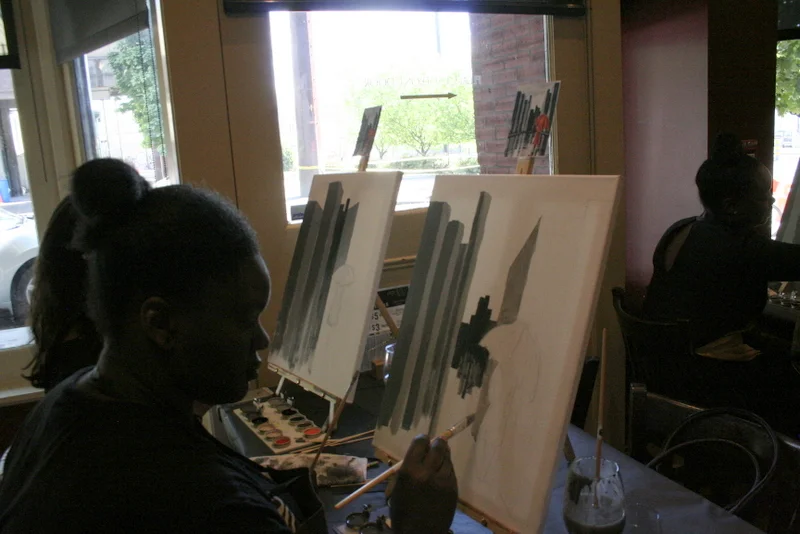  The Fancy Artist Paint and Sip Parties  Host/Artist- Shiree Gilmore   