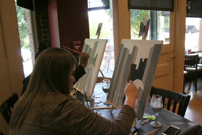  The Fancy Artist Paint and Sip Parties  Host/Artist- Shiree Gilmore   