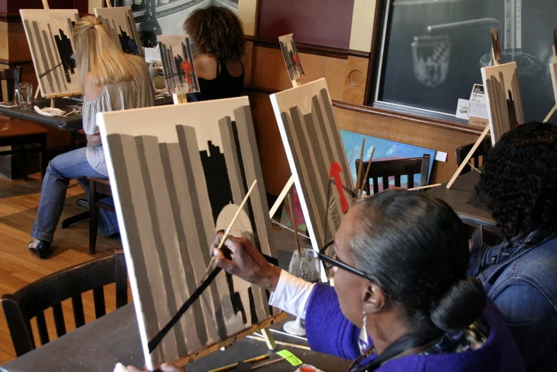  The Fancy Artist Paint and Sip Parties  Host/Artist- Shiree Gilmore   