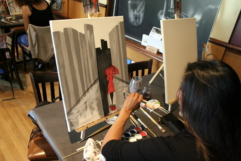  The Fancy Artist Paint and Sip Parties  Host/Artist- Shiree Gilmore   