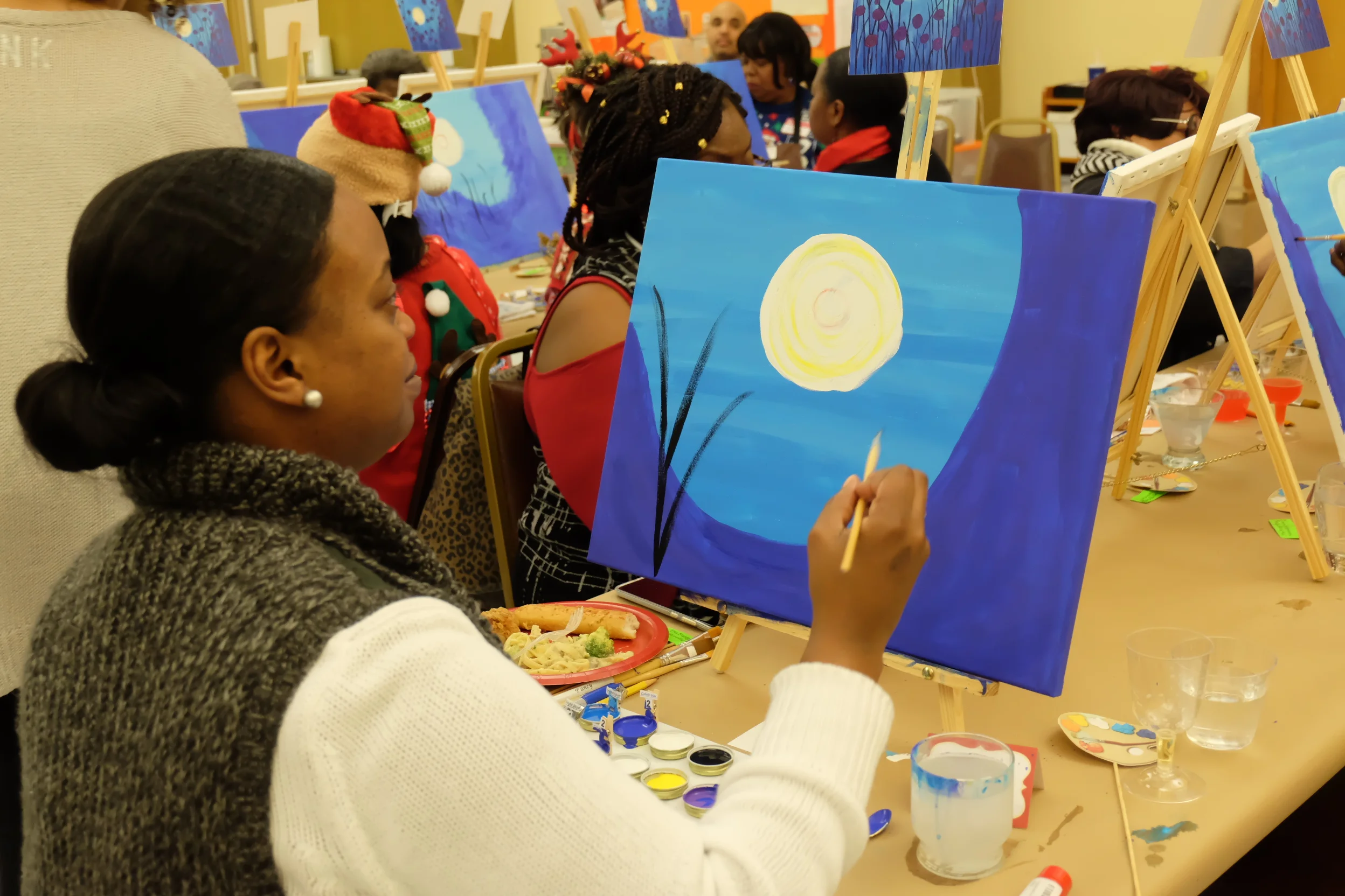  The Fancy Artist Paint and Sip Parties  Host/Artist- Shiree Gilmore 