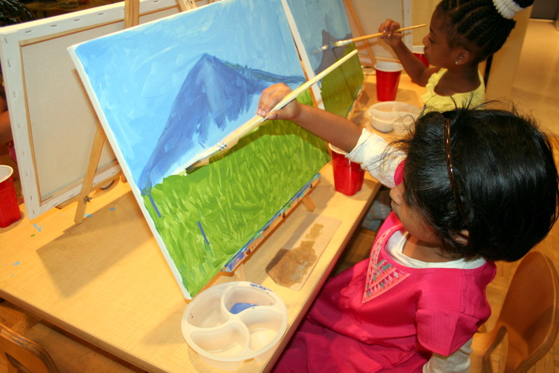 The Fancy Artist Paint and Sip Parties.  -Portland State university, The Children's Center