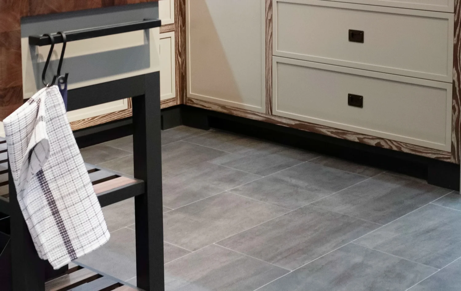 medium gray ceramic tile