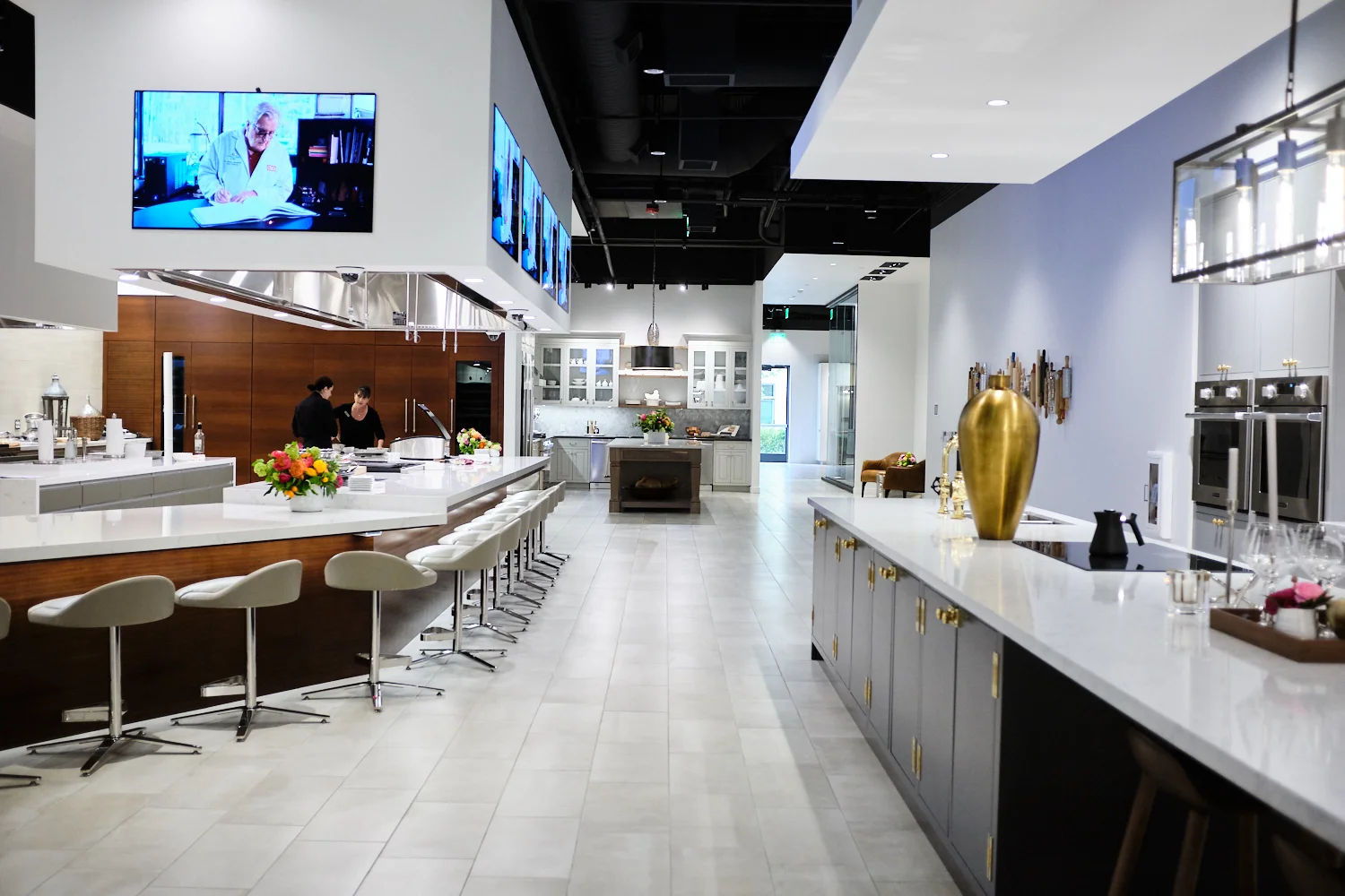 The fabulous test kitchens of Signature Kitchen Suite in Napa, California