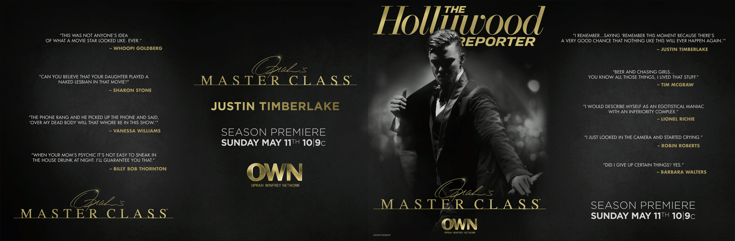 Oprah's Master Class Hollywood Reporter Wrap Cover