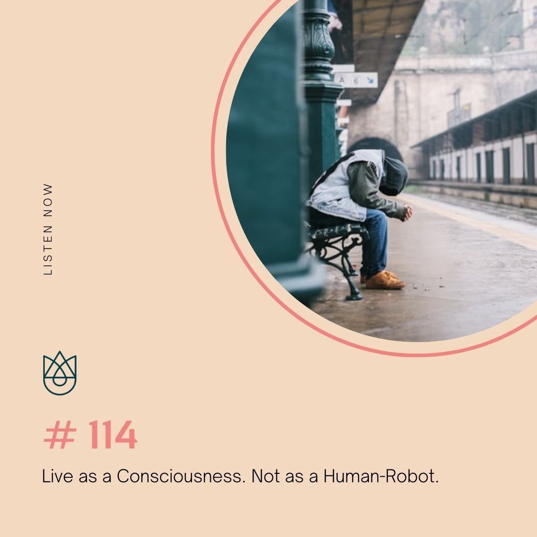 Live as a Consciousness. Not as a Human-Robot.