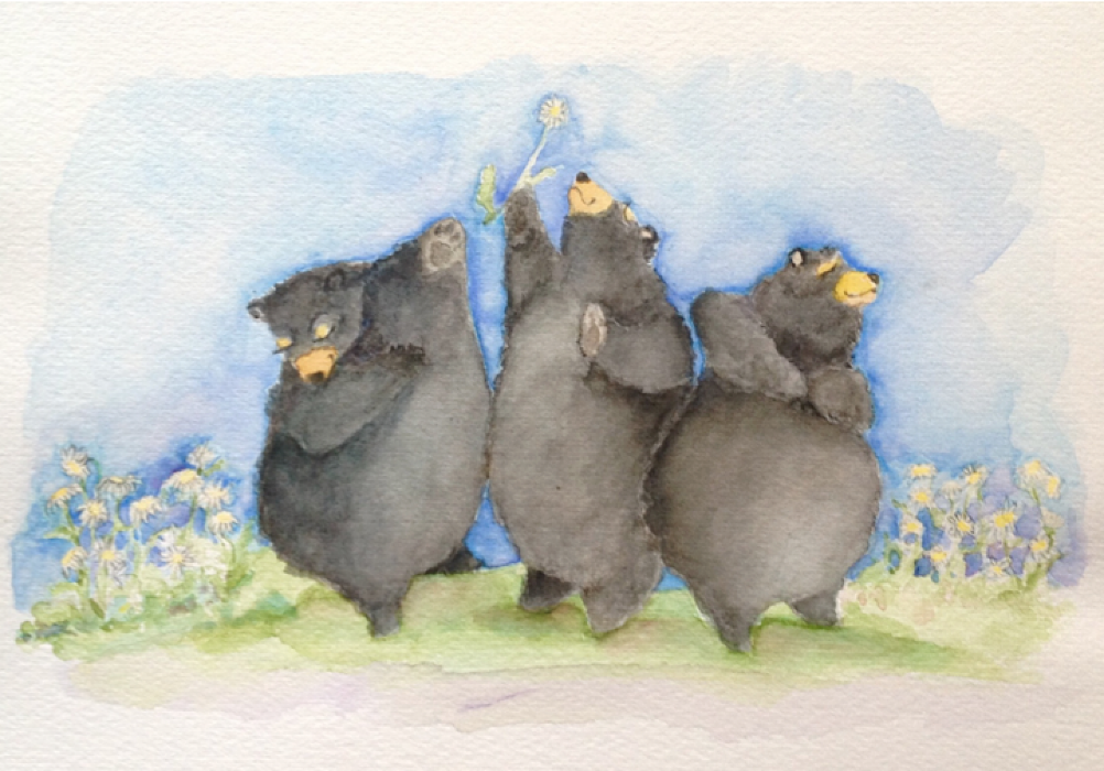 Summer Dance in watercolor by Susan Smith