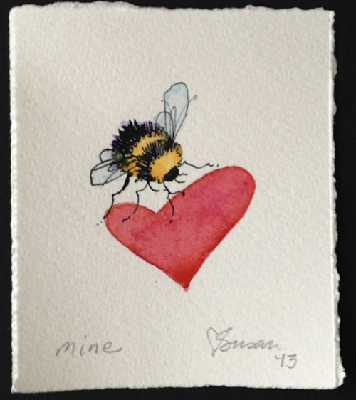 Mine in watercolor by Susan Smith