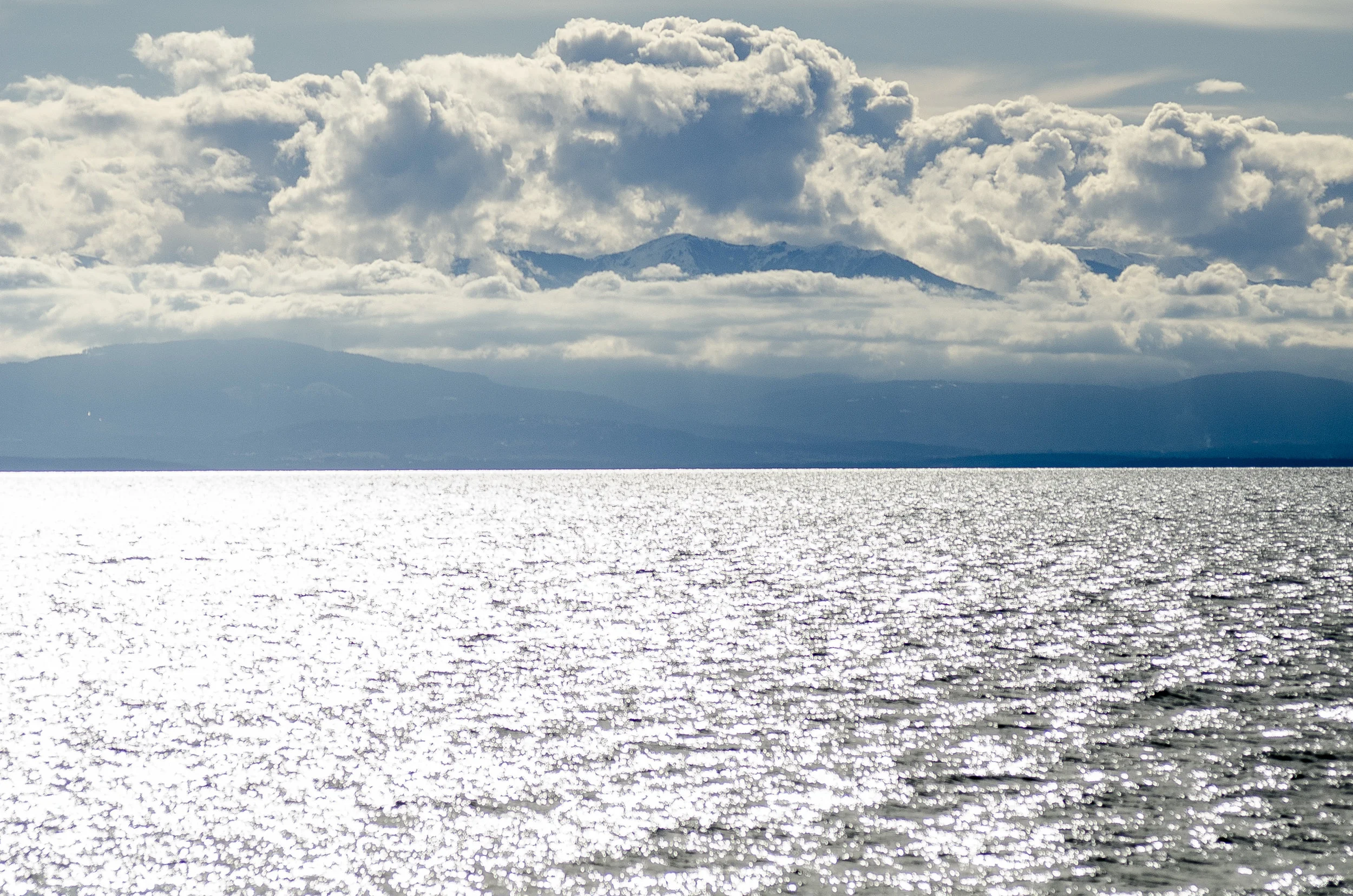 Olympic Mountains Along the Straight of Juan De Fuca