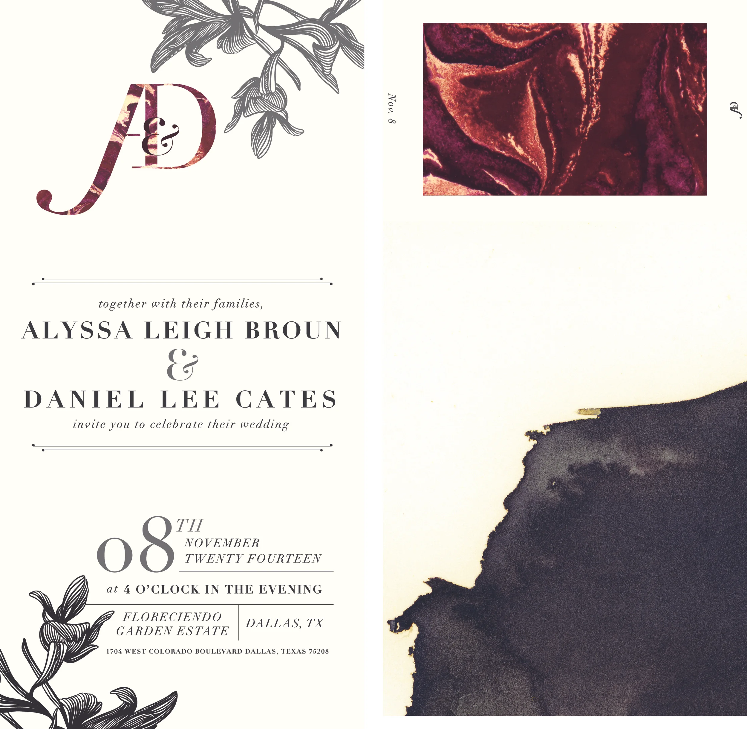 Invitation Front & Back