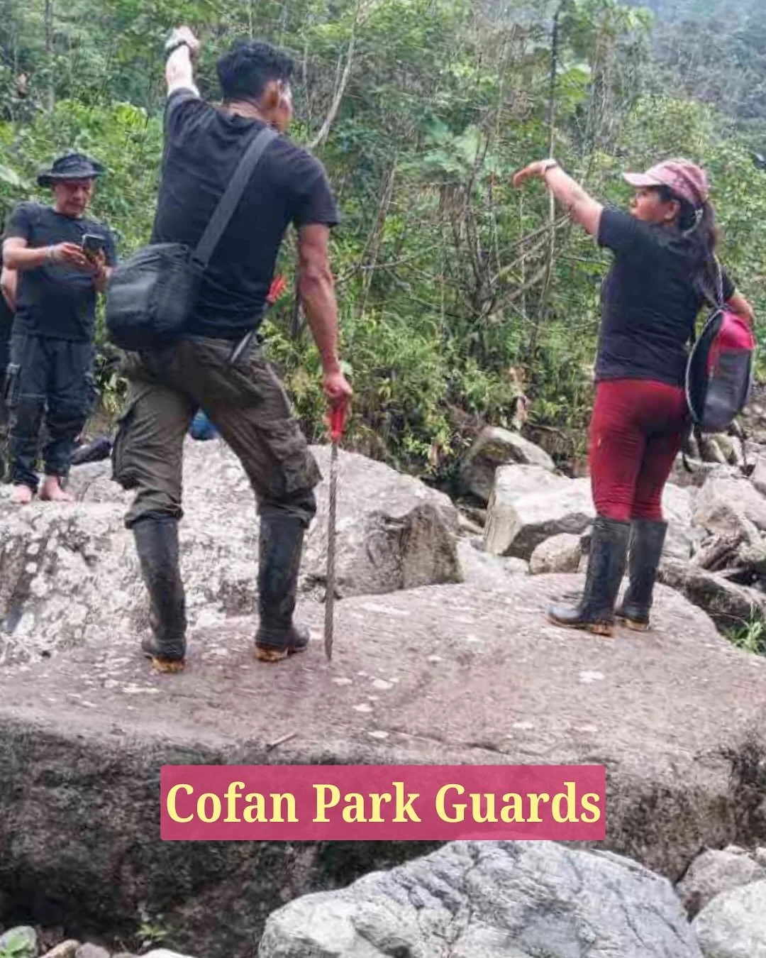 Swipe through to see our Park Guards in action and part of the boundary map they created!

#cofan #cofansurvivalfund #ecuador #amazonia #indigenous #cofanguards #landrights #naturalreserve #forests #deforestation