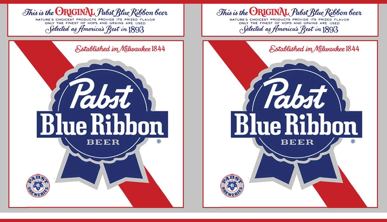 Beer can label - Pabst