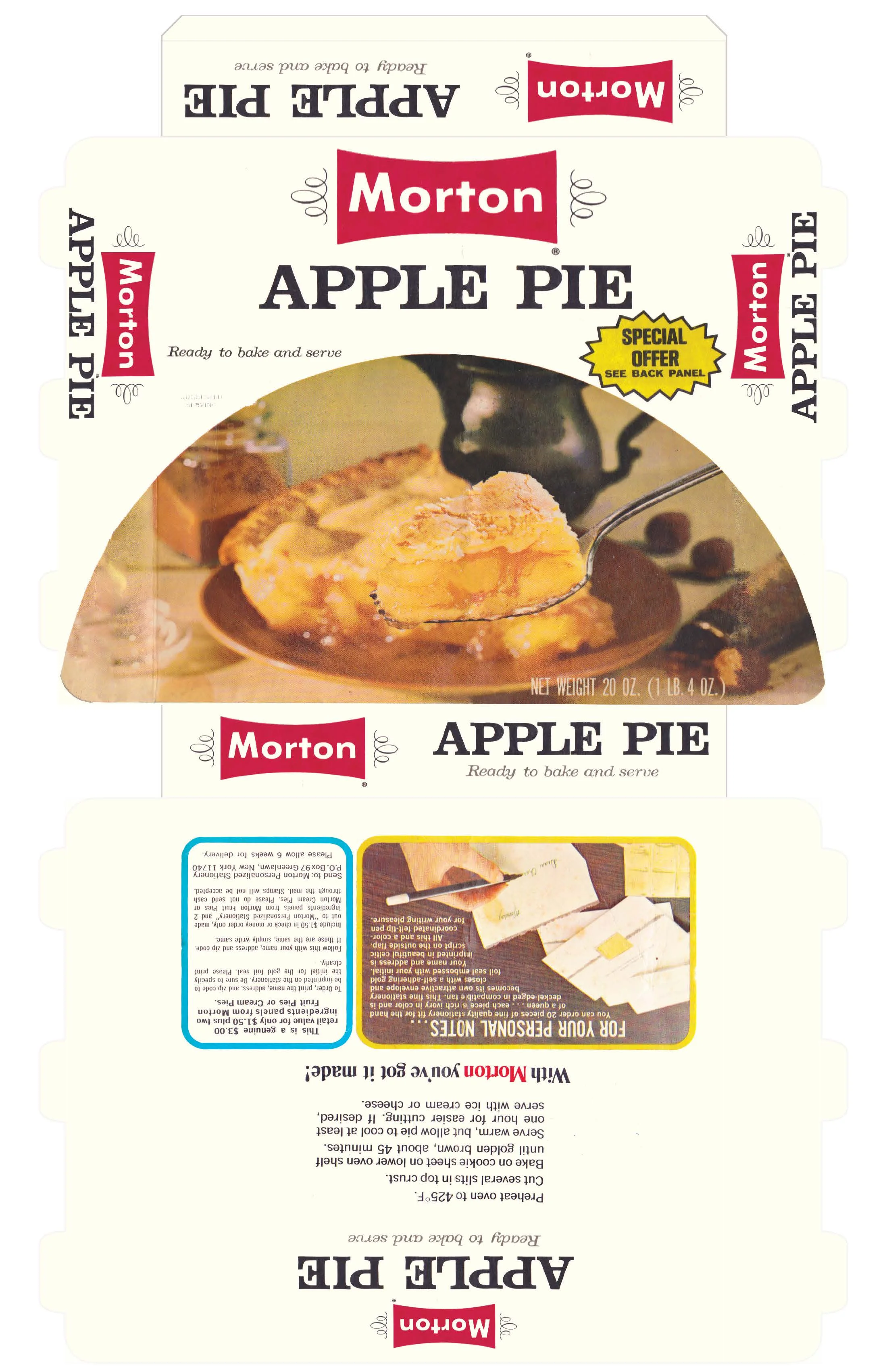 Morton's Apple Pie box - recreation