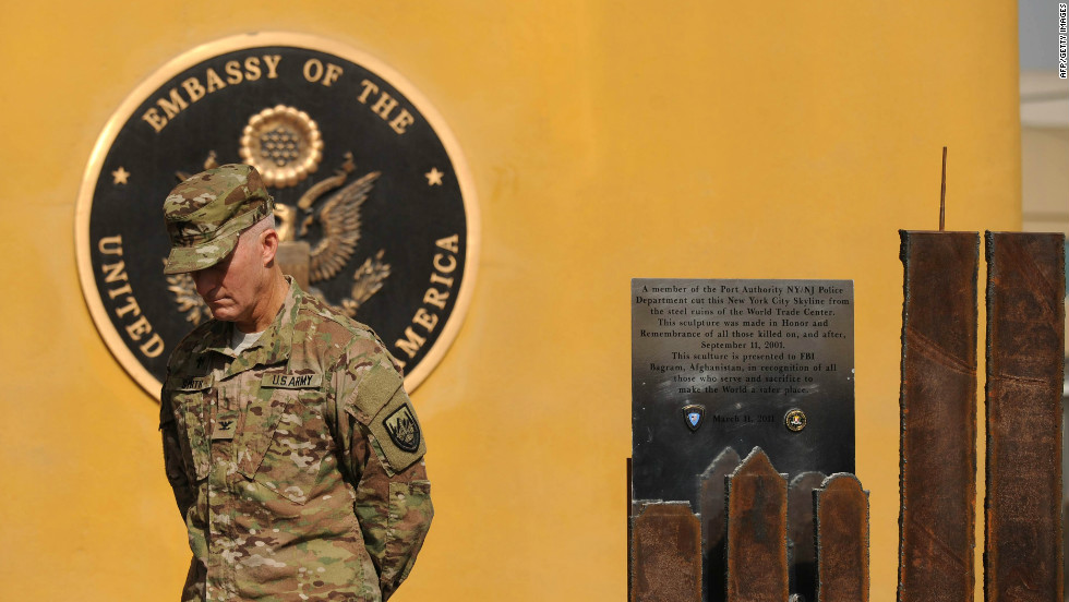 2011 U.S. Embassy in Afghanistan 9/11 Memorial Sculpture - Kabul, Kabul Province