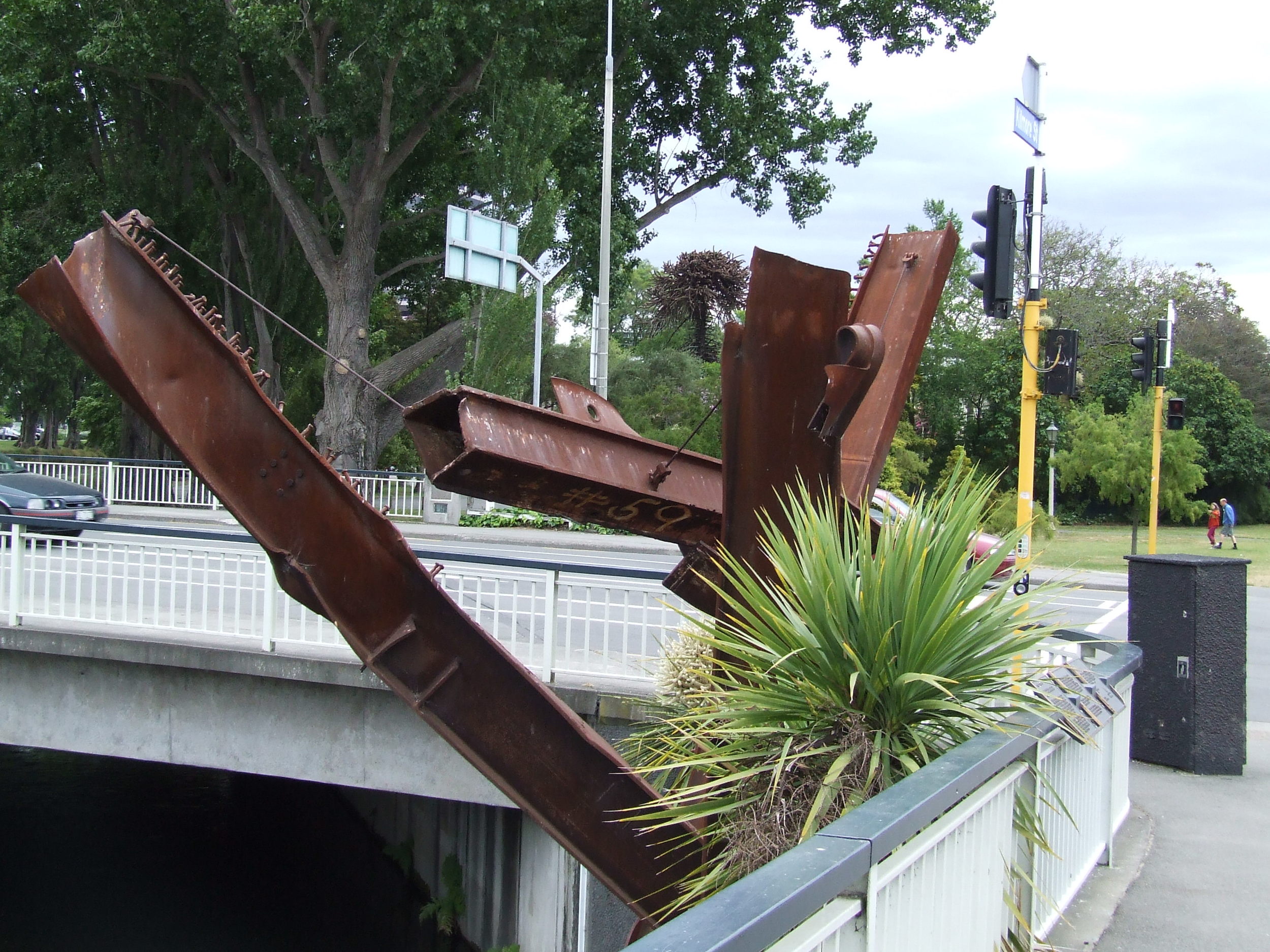 Christchurch Firefighters Memorial - Christchurch, Canterbury