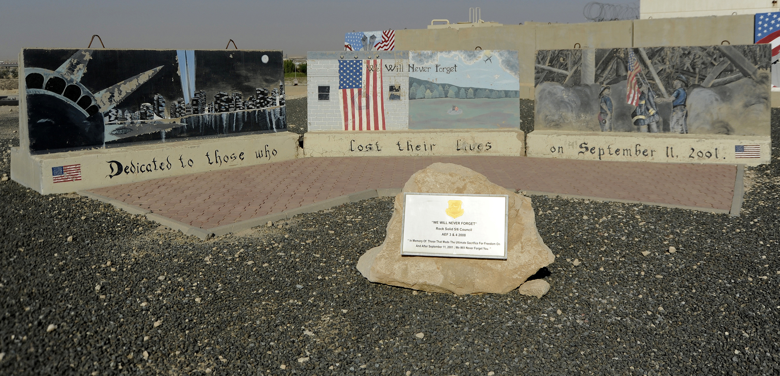 "We Will Never Forget" - Ali Al Salem Air Base, Al Jahra, Kuwait