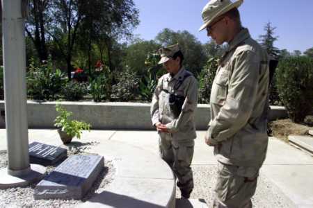 2002 U.S. Embassy in Afghanistan 9/11 Memorial Plaque - Kabul, Afghanistan