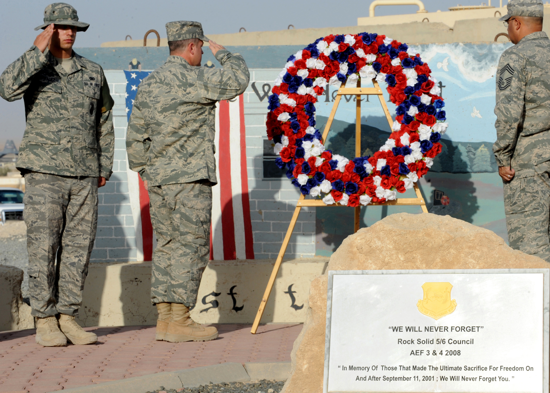 "We Will Never Forget" - Ali Al Salem Air Base, Al Jahra, Kuwait