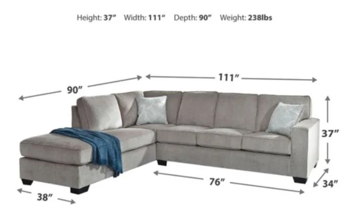 Altari 2pc Sectional w chaise RAF Sofa.JPG