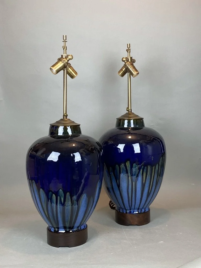 #04-30-MB-W2-AB Water Jar Midnight Blue