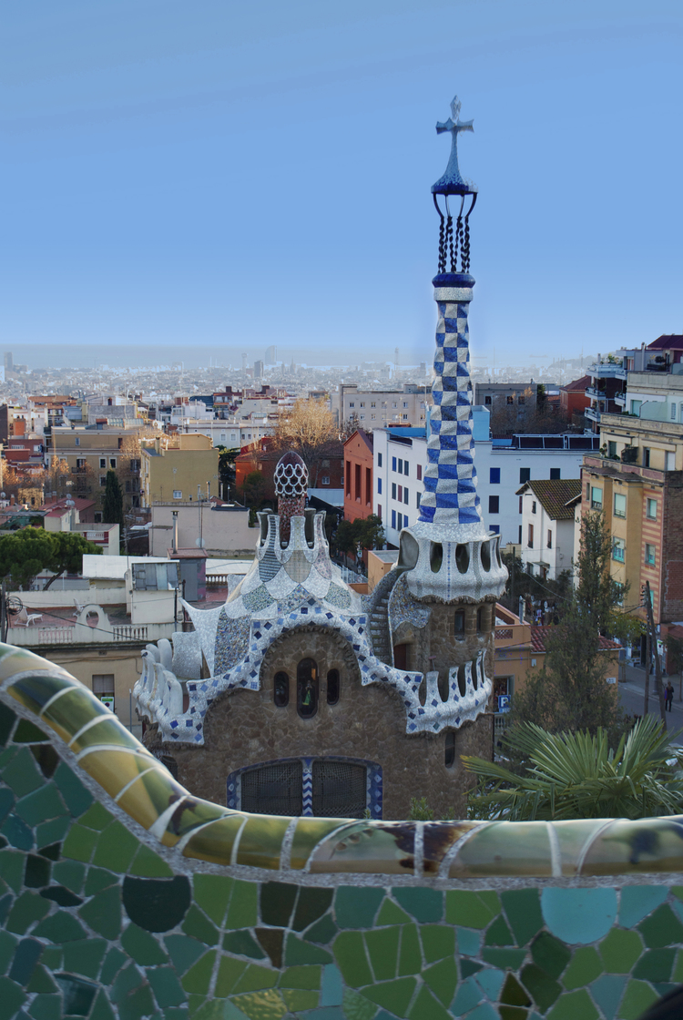Gaudí's Park Güell, Barcelona, Spain