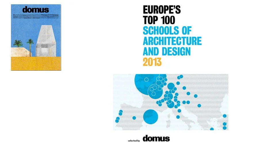Cass makes Top 100 List
Domus magazine names The Cass one of Europe’s top 100 Architecture and Design Schools for 2013
Source: The Cass