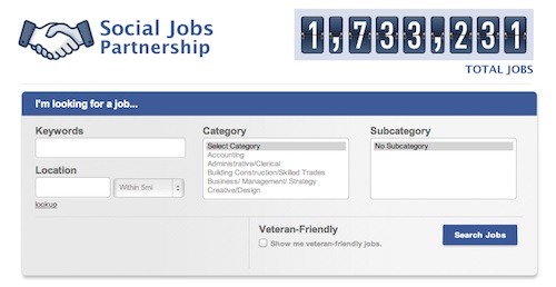 Facebook has officially launched its ‘Social Jobs Partnership’ app—in partnership with the US Department of Labor, the National Association of Colleges and Employers, DirectEmployers Association, and the National Association of State Workforce Agencies.
source: Design Taxi
