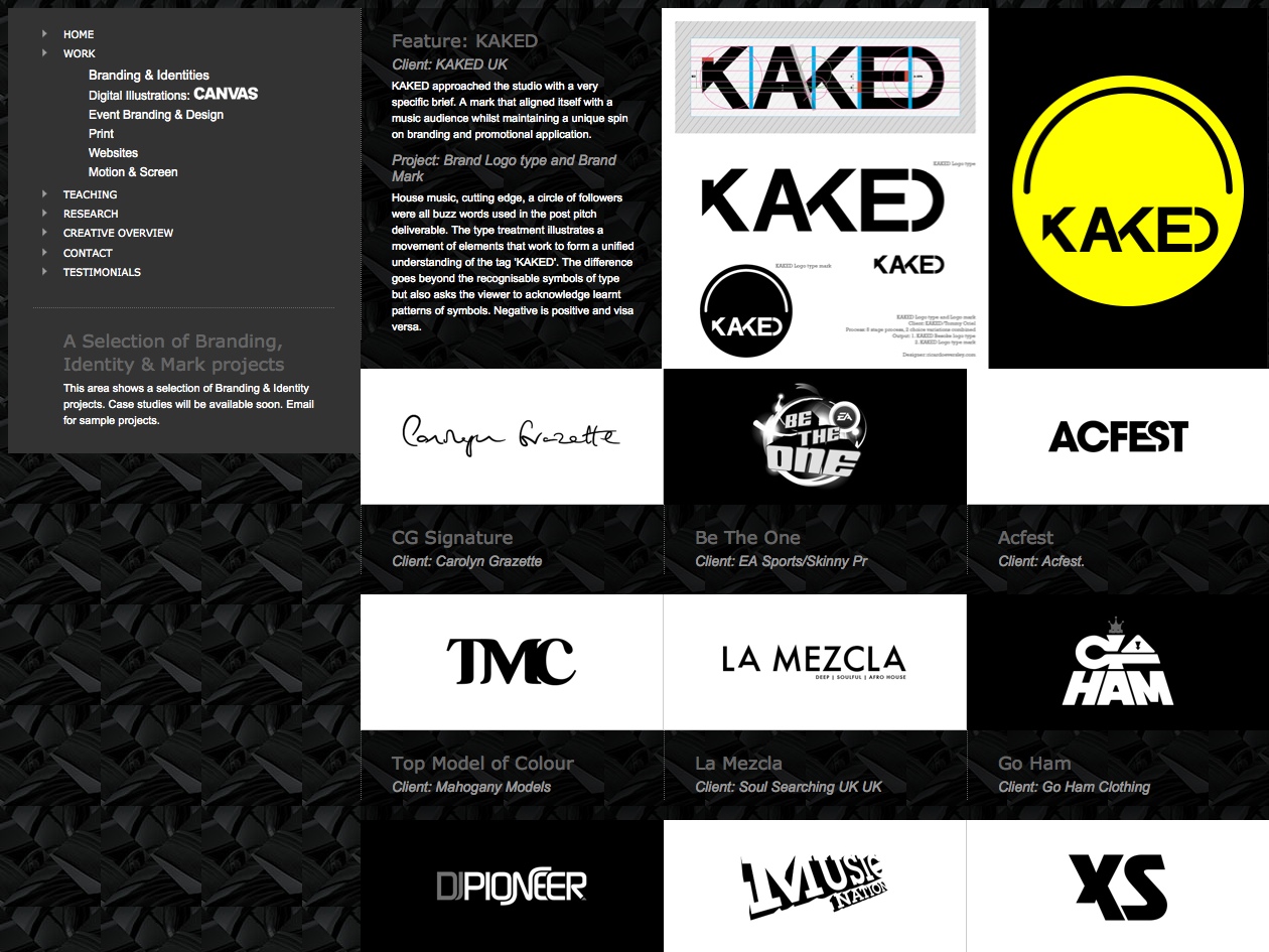 Branding: Updated
Source: www.ricardoeversley.com
