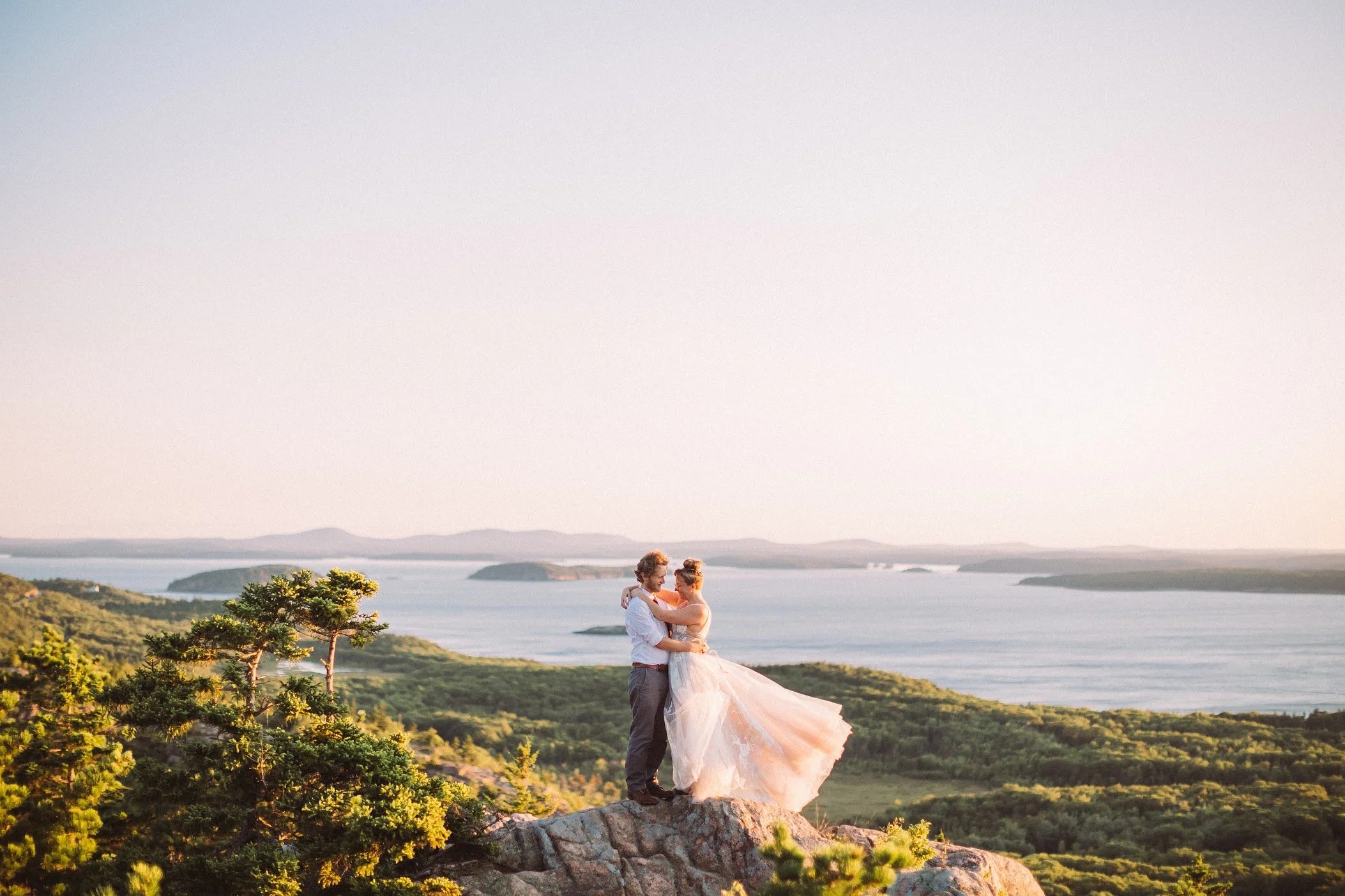 Our Wedding Day in Acadia National Park