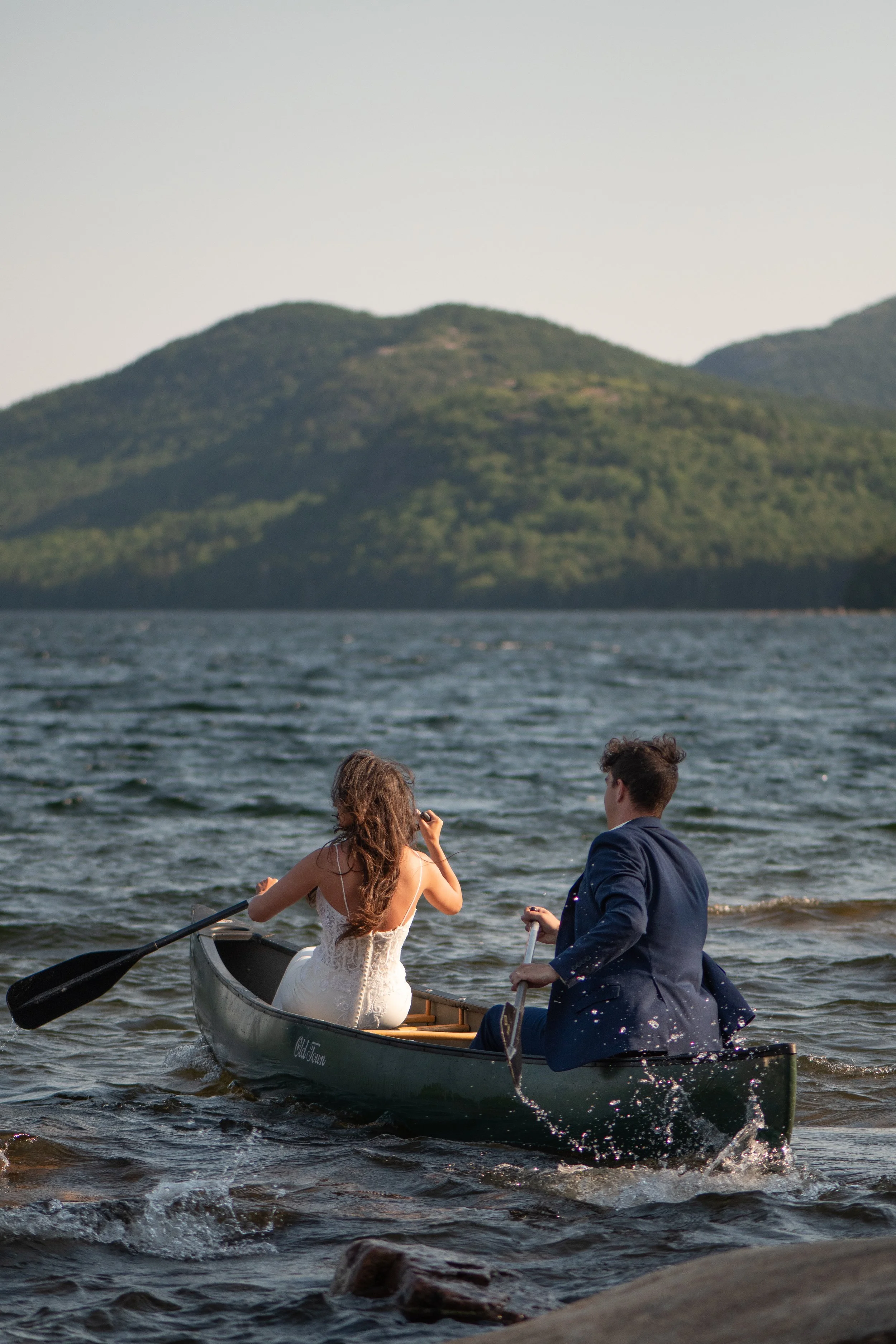 Planning a Romantic Canoe Elopement in Acadia National Park | Maine Adventure Elopement