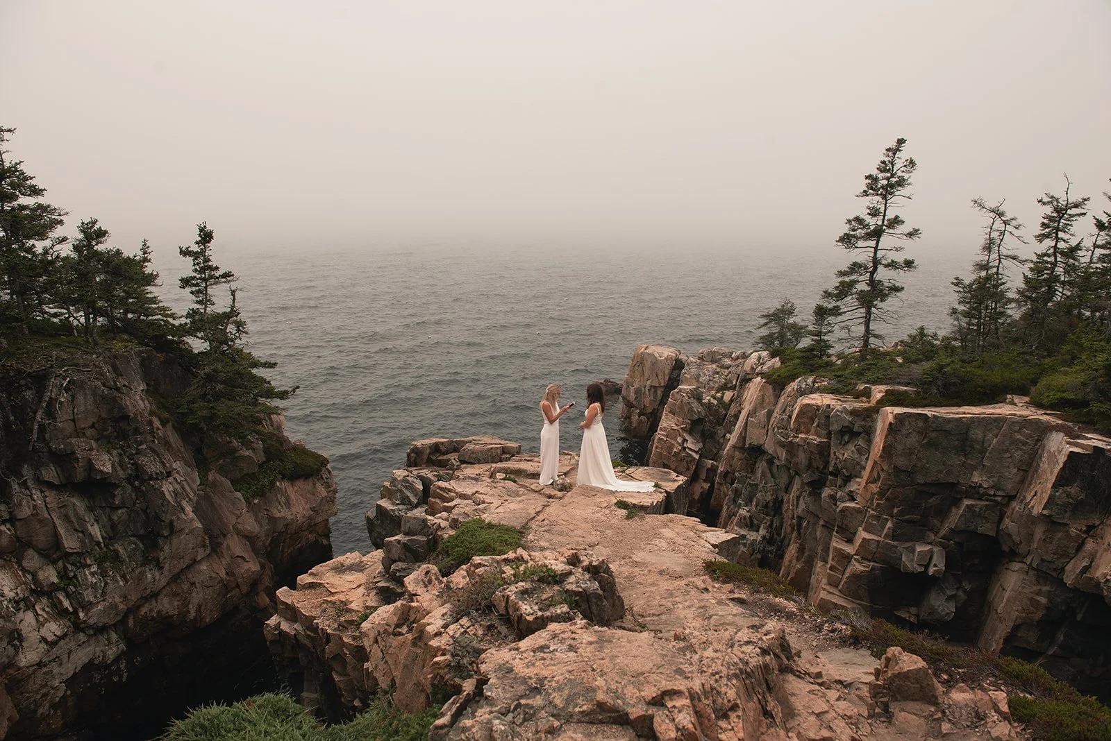 brides eloping in acadia