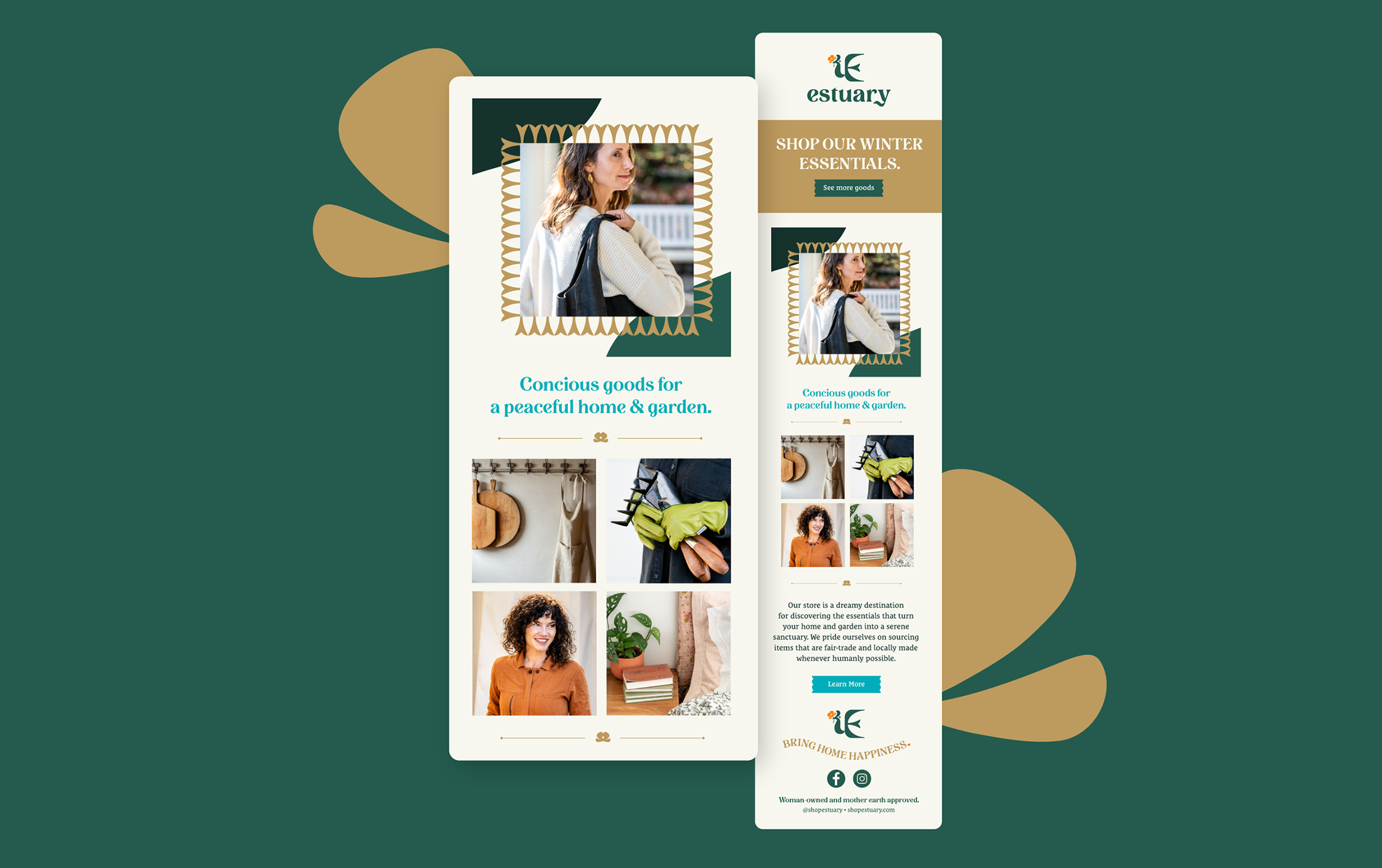  Newsletter &amp; social media designs 