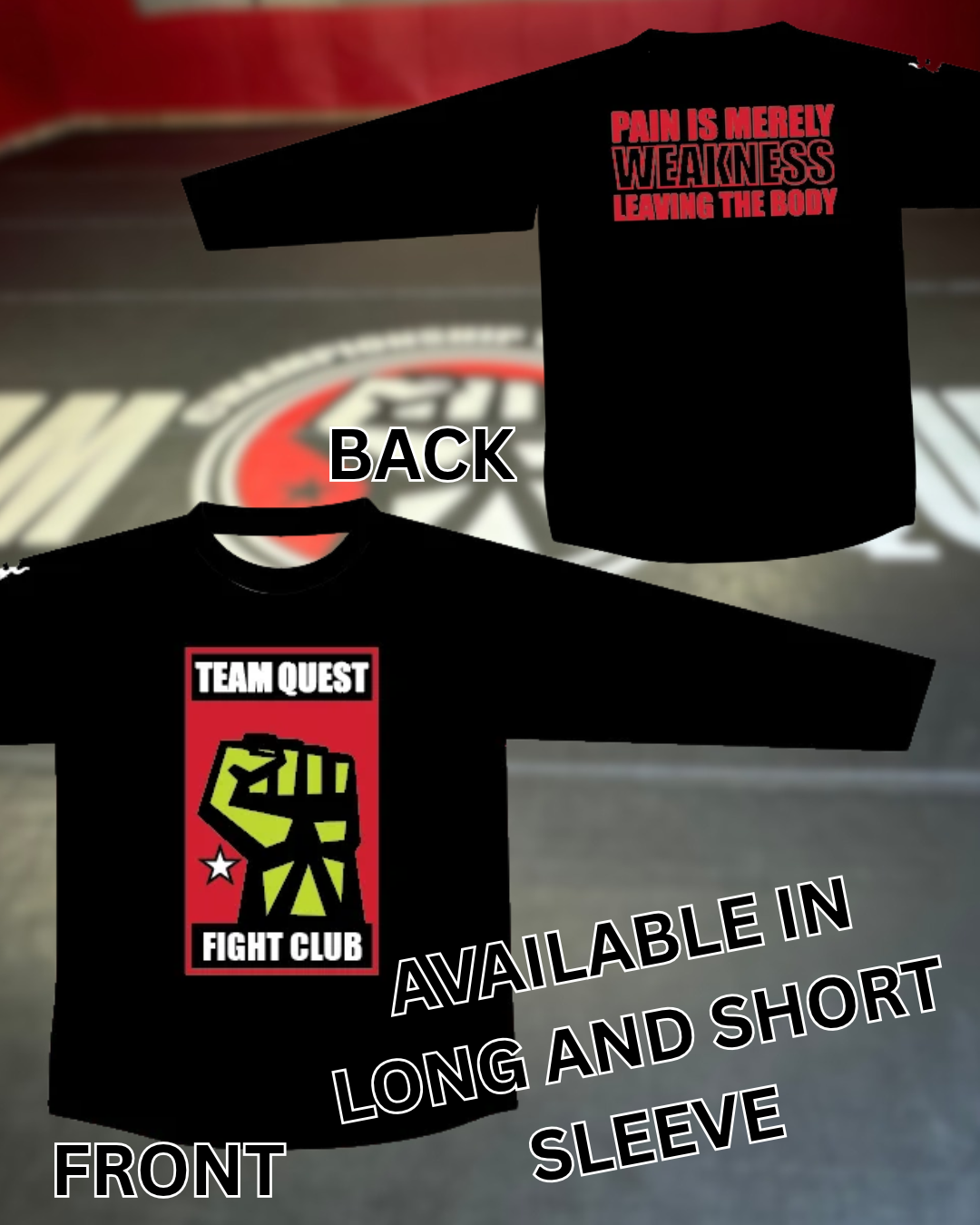 PRE ORDER - Team Quest Fight Club Rash Guard