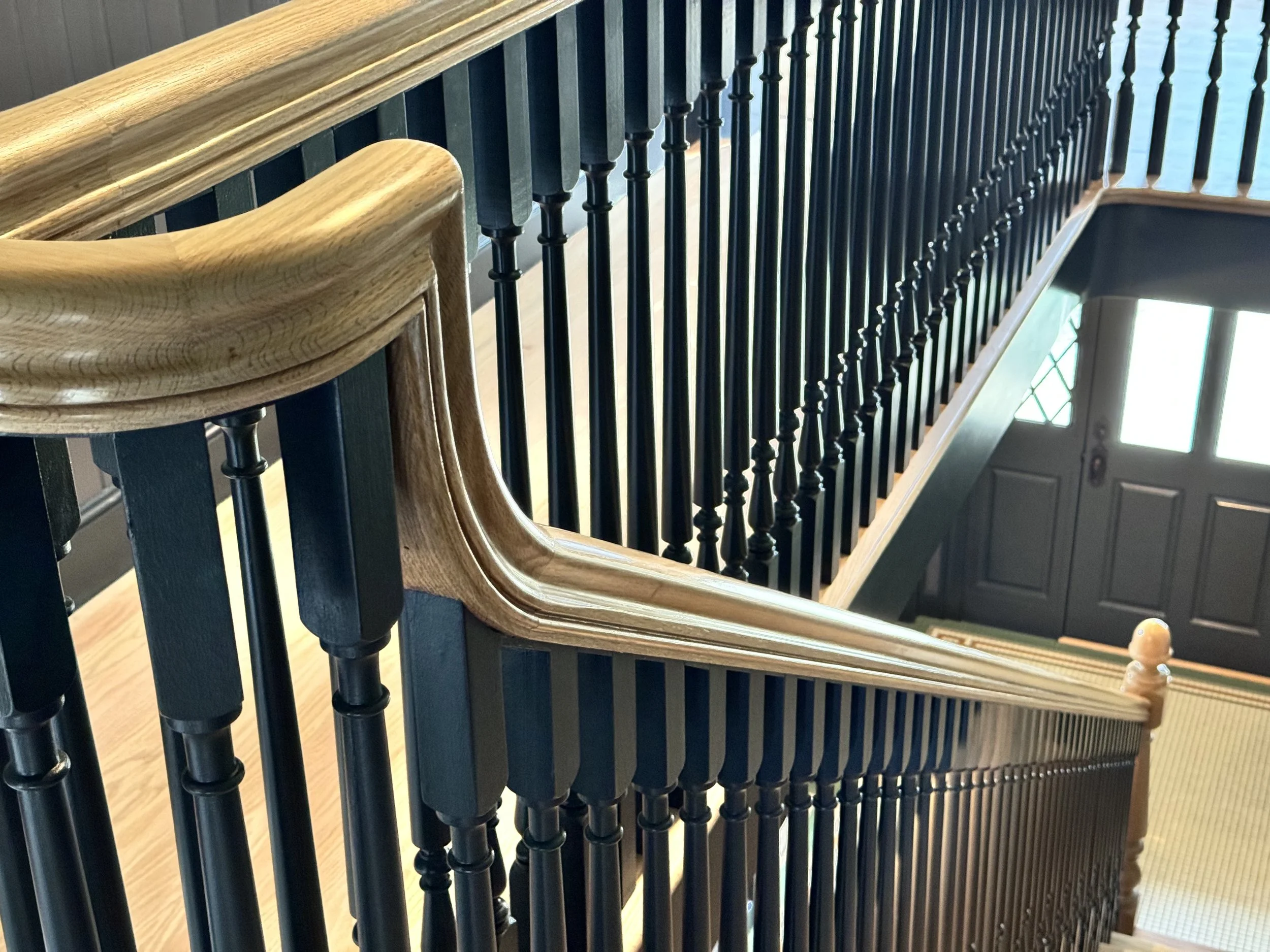  Sixteen feet of handrail 