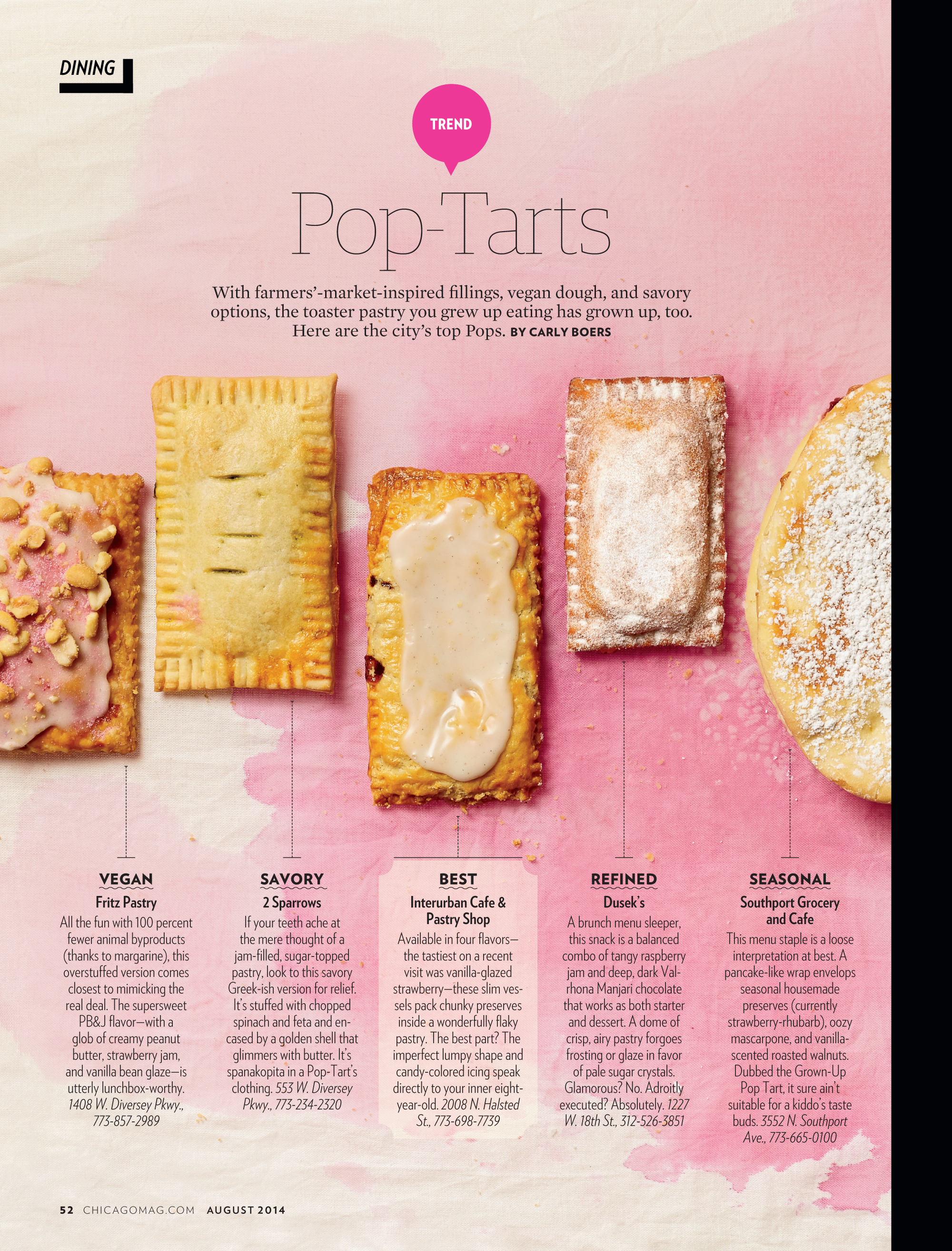  Chicago&nbsp;magazine, August 2014 &nbsp;| &nbsp;Photograph by Anna Knott