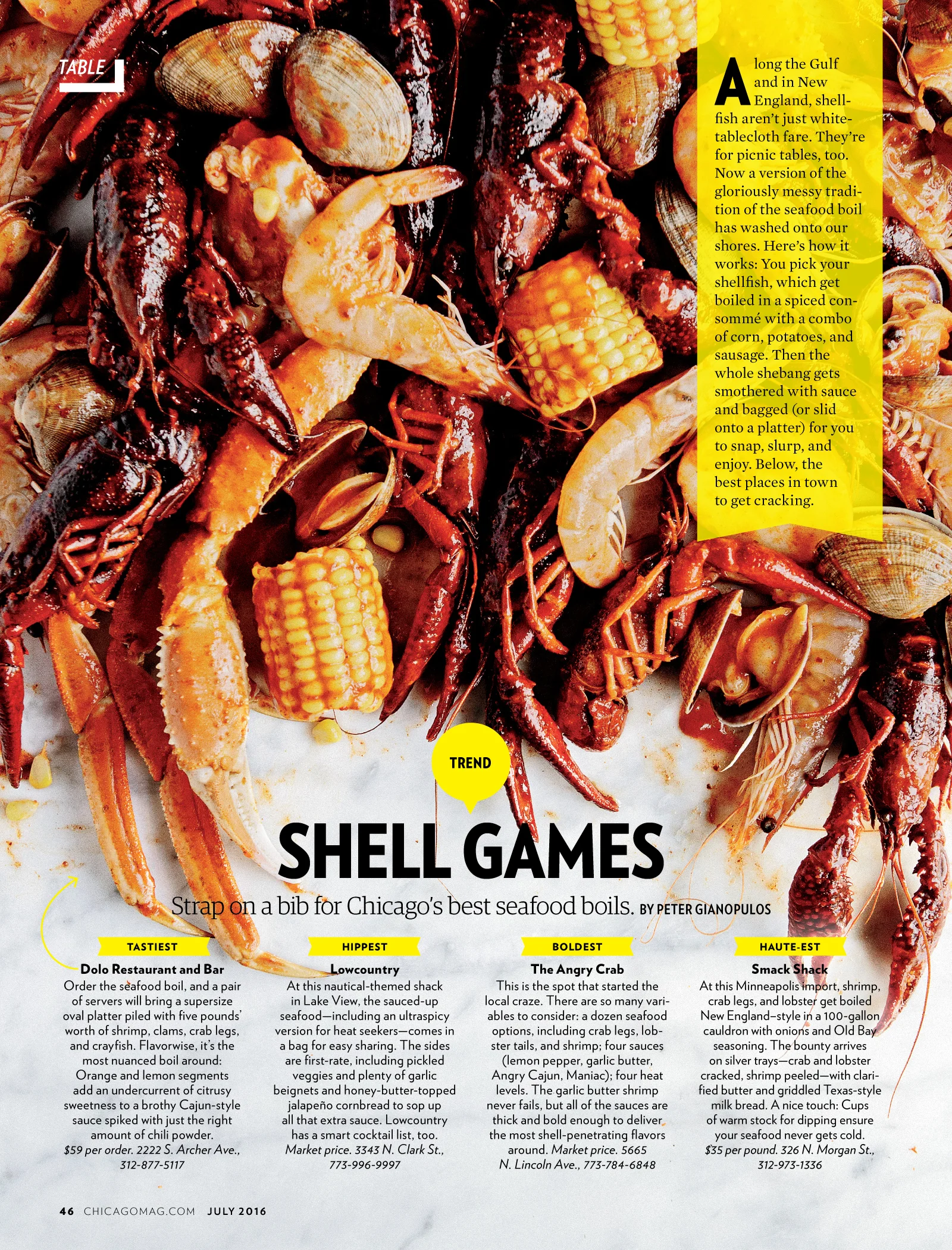  Chicago&nbsp;magazine, July 2016| &nbsp;Photograph by Jeff Marini