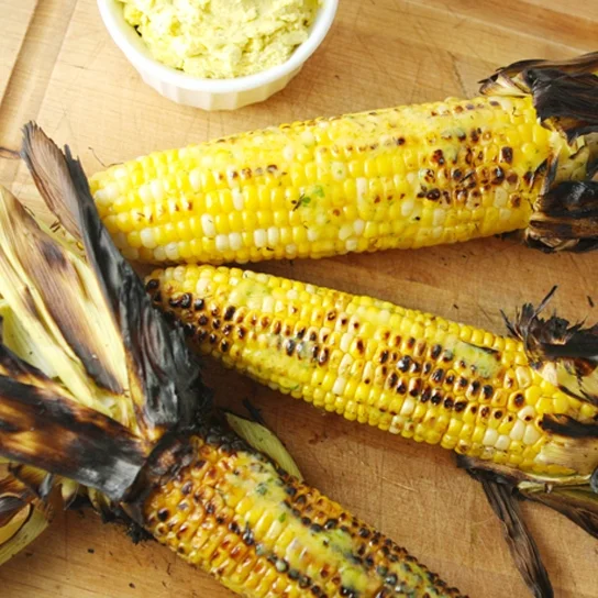 Grilled Corn with Mango-Habanero Butter