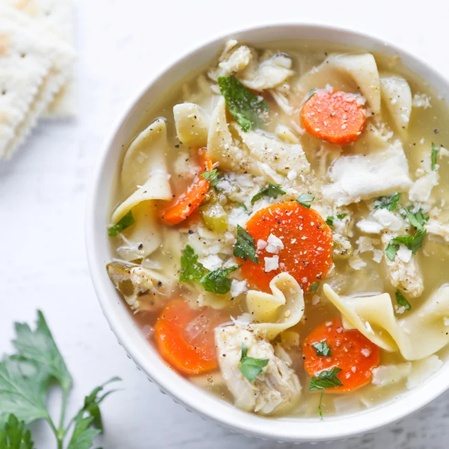 Crockpot Chicken Noodle Soup