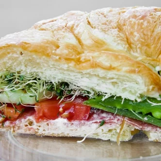 Veggie Salami Croissan'wich