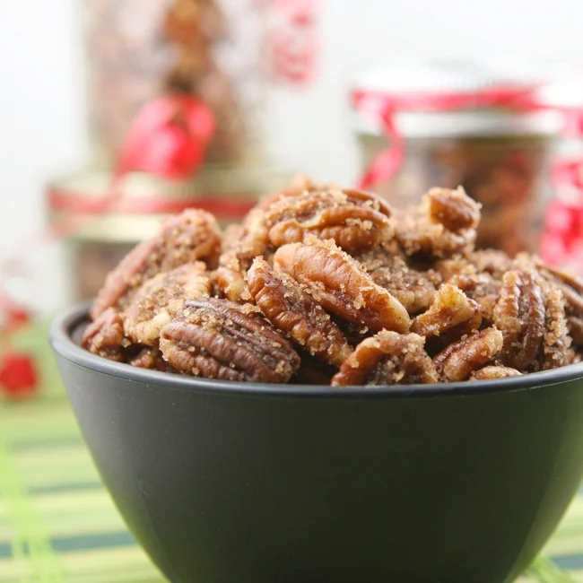 Sugared Crockpot Pecans