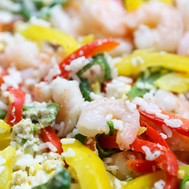 Shrimp Fried Rice with Peppers
