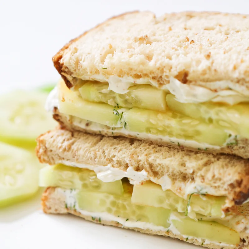 Cucumber Cream Cheese Sandwiches
