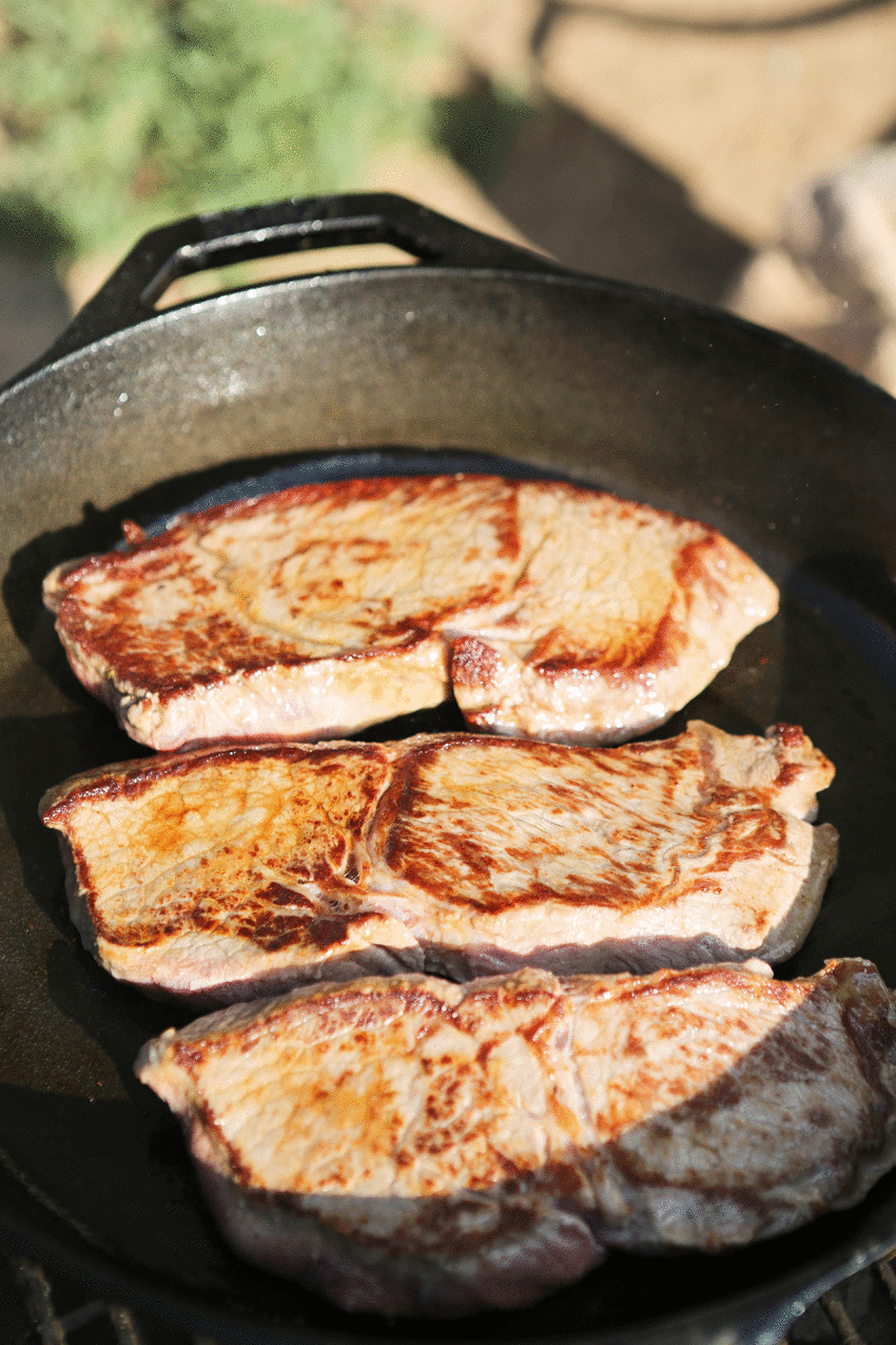 Slideshow of how to prepare steak fajita quesadillas in a skillet