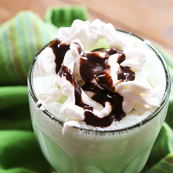 Homemade Shamrock Shakes