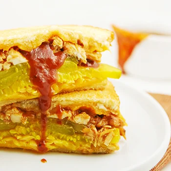 BBQ Chicken Grilled Cheese