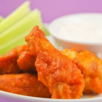 Dan's Buffalo Wings and Blue Cheese Dressing